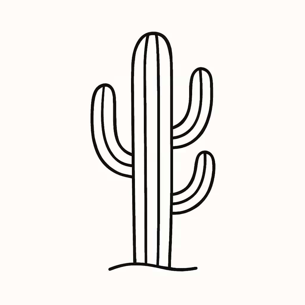 Cactus Tattoo | Strength and Adaptation Symbol
